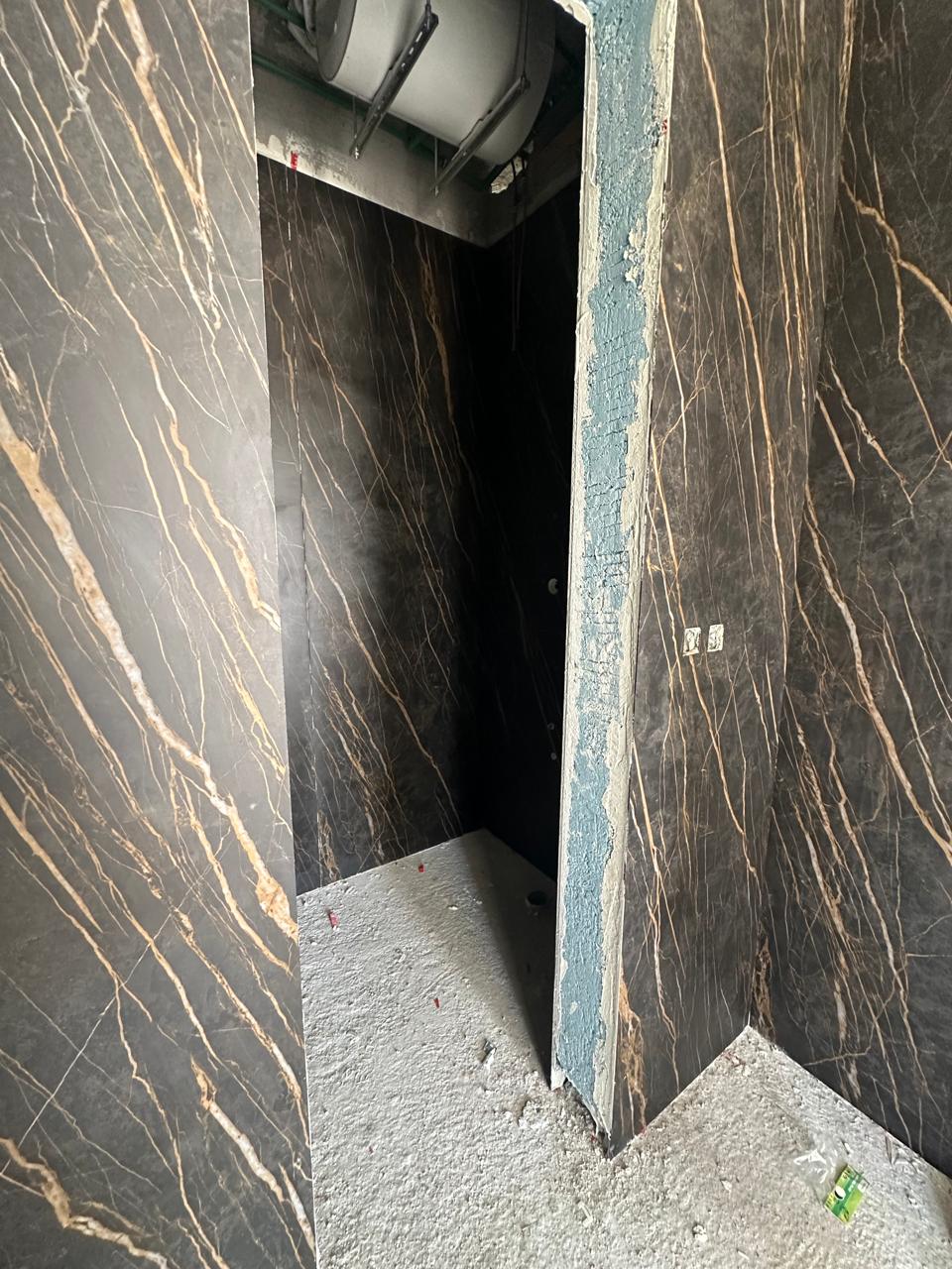 Marble installation